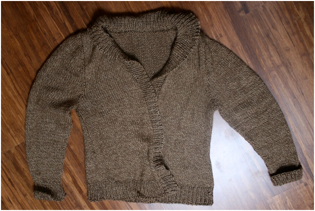 shawl like sweater